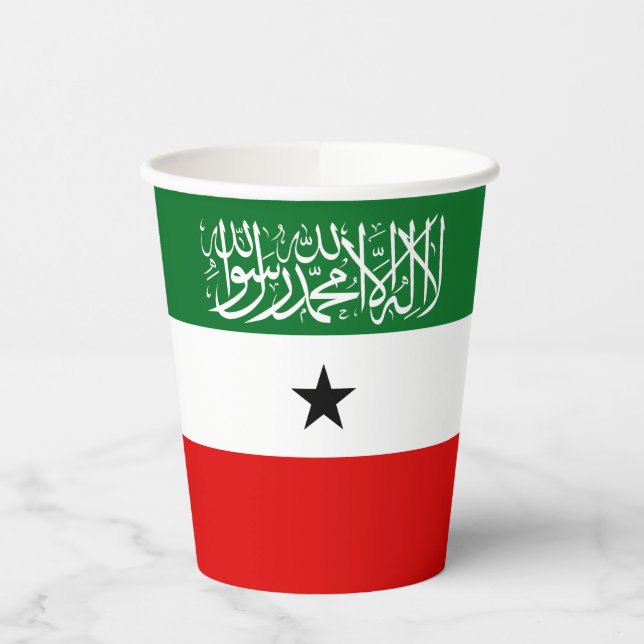 Vasos De Papel Bandera de Somalilandia (Izquierda)