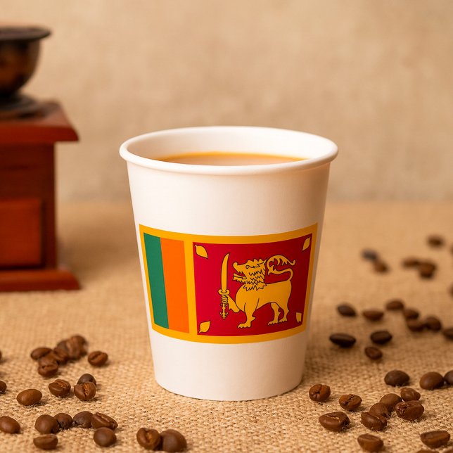 Vasos De Papel Bandera de Sri Lanka (Subido por el creador)