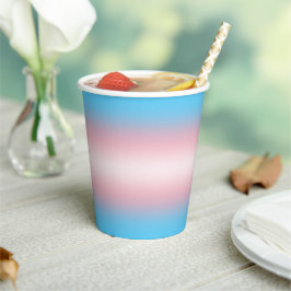 Vasos De Papel Bandera de Trans