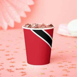 Vasos De Papel bandera de Trinidad y Tobago
