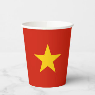 Vasos De Papel Bandera de Vietnam