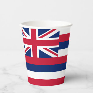 Vasos De Papel Bandera del estado de Hawái