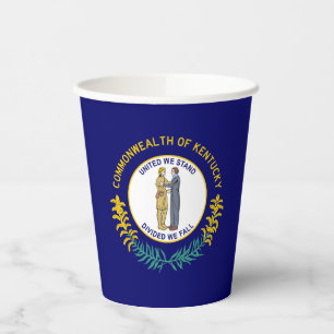 Vasos De Papel Bandera del estado de Kentucky