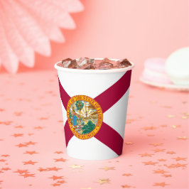 Vasos De Papel Bandera floridiana, Bandera de Florida