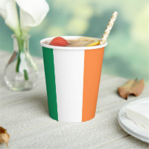 Bandera tricolor irlandesa patriótica Día de San P