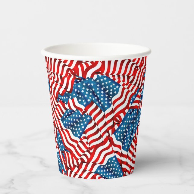 Vasos De Papel Banderas (Anverso)