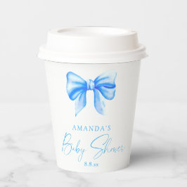 Vasos De Papel Bando azul Niño Bebé