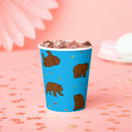 Vasos De Papel Baños marrones