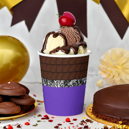 Vasos De Papel Bar de vaina de chocolate