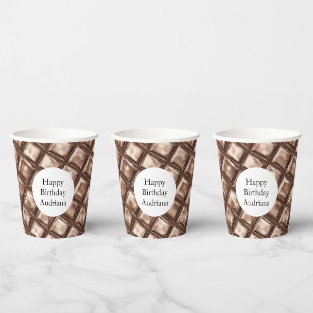 Vasos De Papel Bar de vaina de chocolate (Multi)