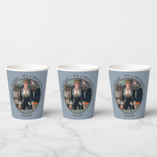 Vasos De Papel Bar Manet en la colección de Fiestas Folies-Bergèr