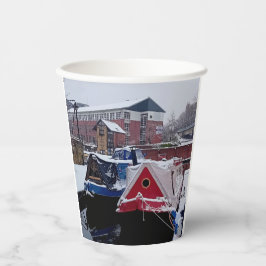 Vasos De Papel Barco azul y rojo