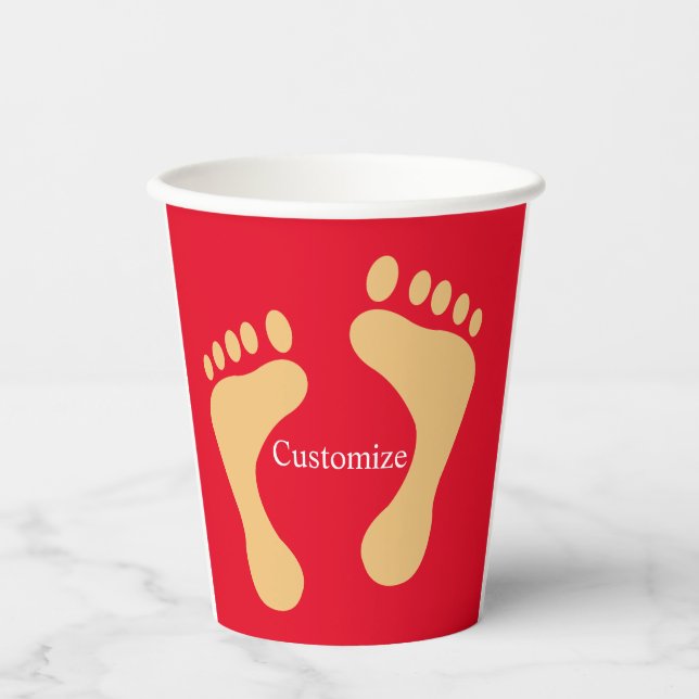 Vasos De Papel Barefoot Beach Bum Thunder_Cove (Anverso)