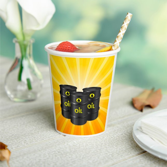 Vasos De Papel Barreras de petróleo (Subido por el creador)
