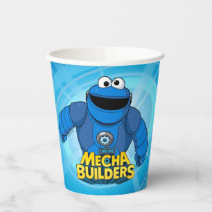 Vasos De Papel Barrio Sésamo Cookie De Los Editores Mecha En Ac
