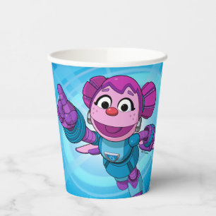 Vasos De Papel Barrio Sésamo   Mecha Builders Abby