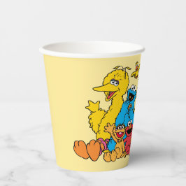 Vasos De Papel Barrio Sésamo | Retrato de grupo Sesame Pals