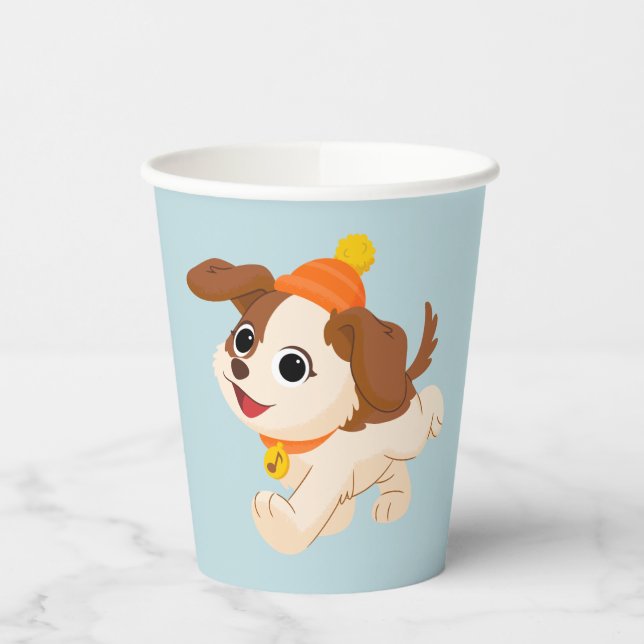 Vasos De Papel Barrio Sésamo | Tango Navidad (Izquierda)