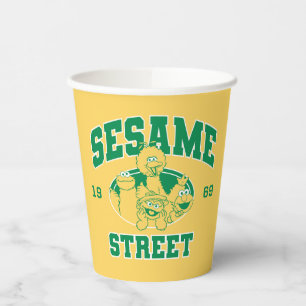 Vasos De Papel Barrio Sésamo Vintage 1969