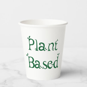 Vasos De Papel Basado en planta