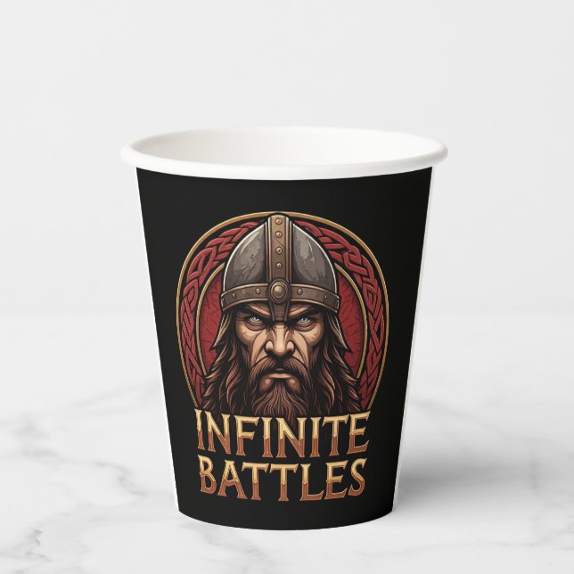 Vasos De Papel Batallas infinitas (Anverso)