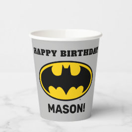 Vasos De Papel Batman - Ciudad Gótica | Cumpleaños