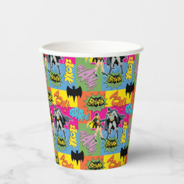 Vasos De Papel Batman y Robin | Patrón de apretón de manos de acc