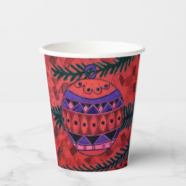 Vasos De Papel Bauble (Anverso)