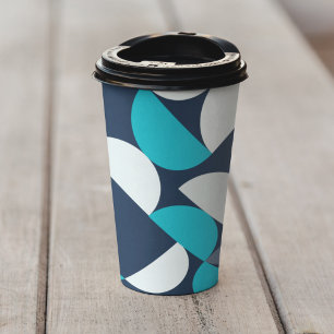 Vasos De Papel Bauhaus Vector