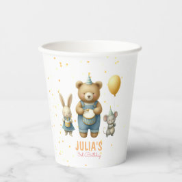 Vasos De Papel Beary Special Birday Bash