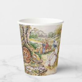 Vasos De Papel Beatrix Potter Cute Peter y sus amigos