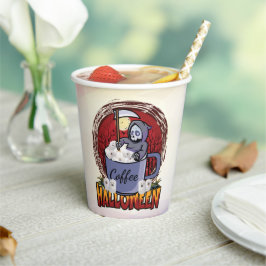 Vasos De Papel Beba Café Y Da Miedo