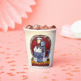 Vasos De Papel Beba Café Y Da Miedo