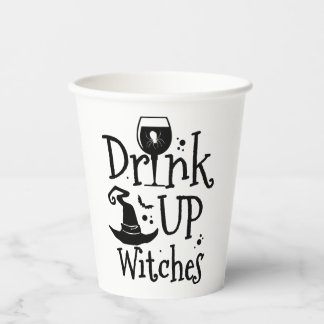 Vasos De Papel Bebe brujas chicas de haloween graciosos