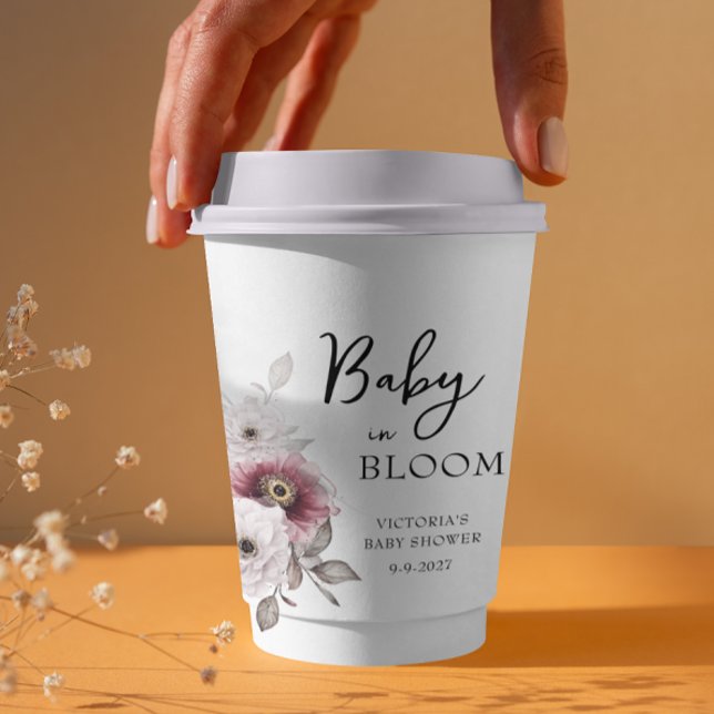 Vasos De Papel Bebé en el Baby Shower de Bloom (Subido por el creador)