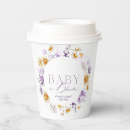 Vasos De Papel Bebé en el Baby Shower de Bloom