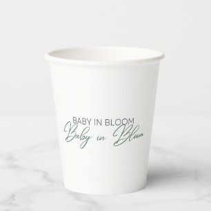 Vasos De Papel Bebé en sangre - Respiración del bebé