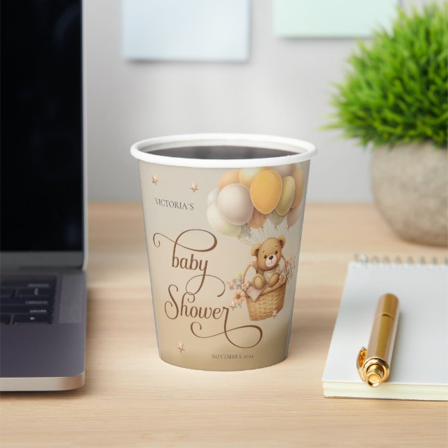 Vasos De Papel Bebé espera la ducha de bebé (in situ)