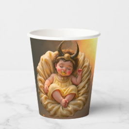 Vasos De Papel Bebé Isis durmiendo – diosa de la luz.