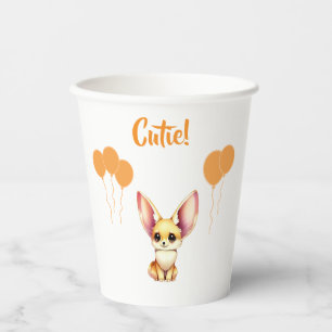 Vasos De Papel Bebé lindo Fennec Fox