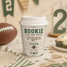 Bebé niño cumpleaños número 2 Rookie de Fútbol Ant