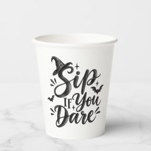 Vasos De Papel Bebe si te atreves divertida fiesta de brujas de H