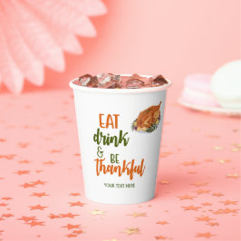 Vasos De Papel Beber Bebe Papel de agradecimiento