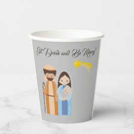 Vasos De Papel Beber de natividad suave ser Navidad