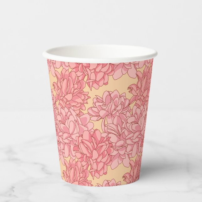 Vasos De Papel Bebidas hermosas taza de papel (Anverso)