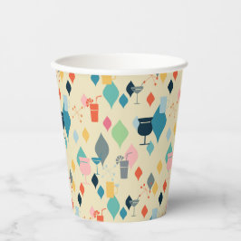 Vasos De Papel Bebidas modernas de mediados de siglo
