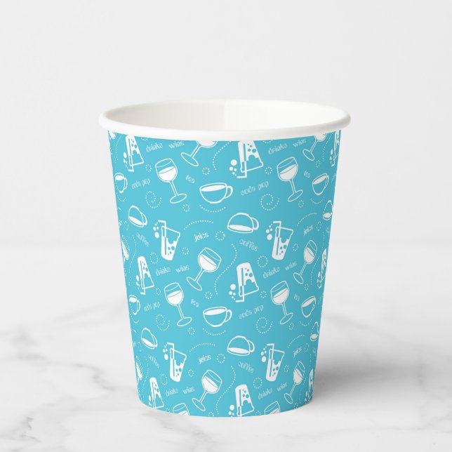 Vasos De Papel Bebidas variadas (Izquierda)
