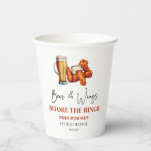 Beer and Wings Before The Rings Couples Shower