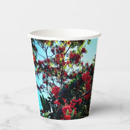 Vasos De Papel Bellas rojas