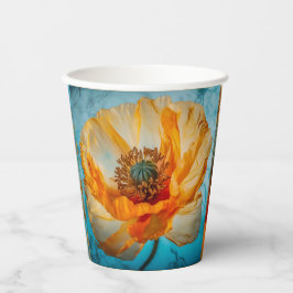Vasos De Papel Belleza naranja